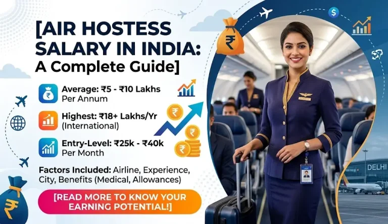 Air Hostess Salary in India