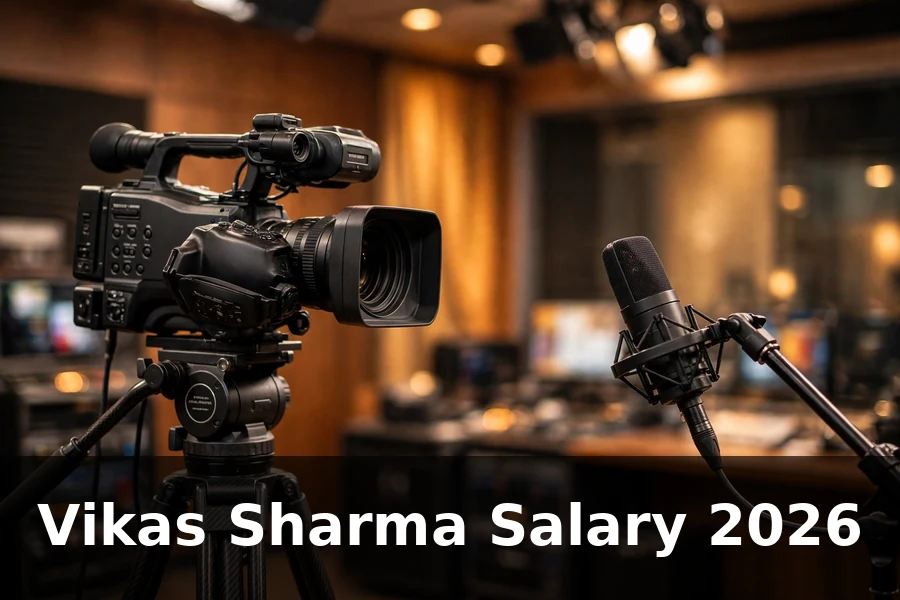 Vikas Sharma Republic Bharat anchor salary 2026